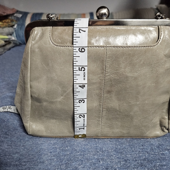 HOBO Gray Leather Shoulder Bag - Picture 7 of 14